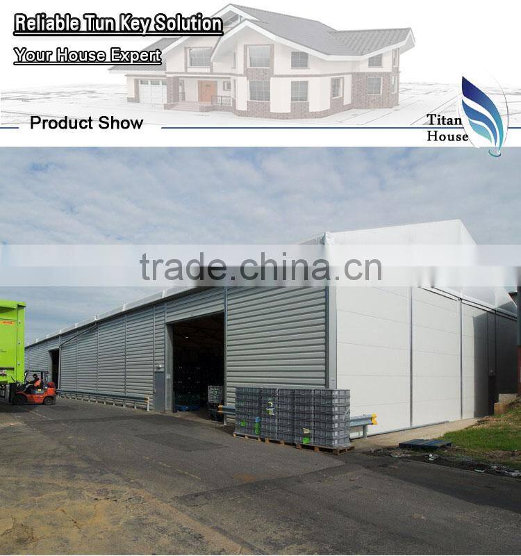 Prefab Steel Factory Warehouse in Germany with Waterproof Shelter