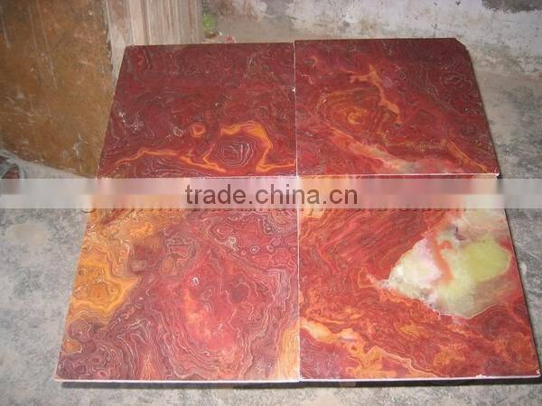Bottom Price Multi Red Onyx Tiles
