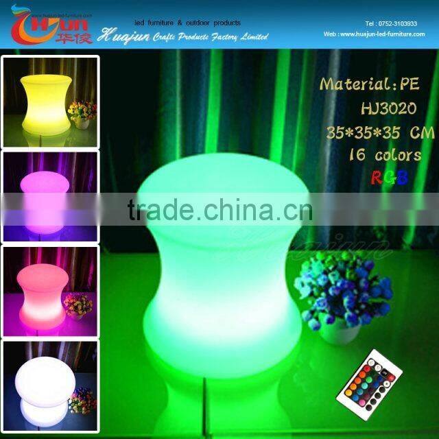 lcolor change fancy plastic chair,party chair