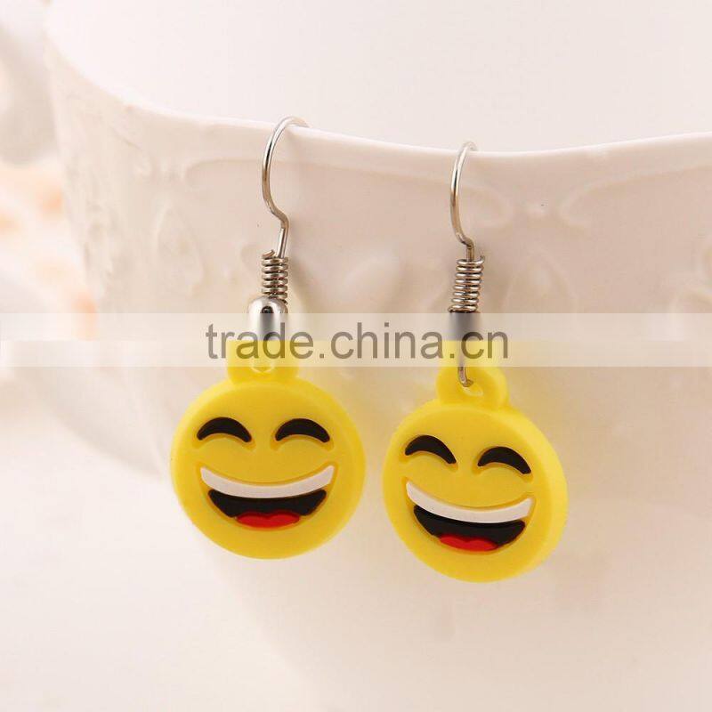 Wholesale Fashion Stainless Steel Emoji Jewelry Set 2016