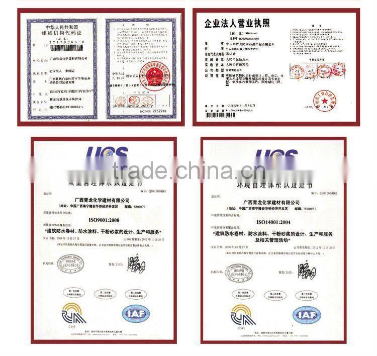 China single component polyurethane waterproof coating 1kg