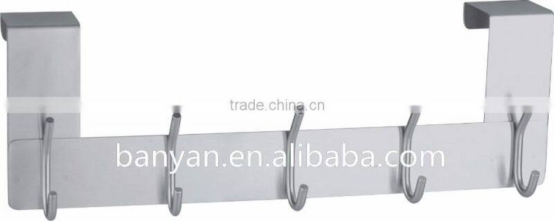Stainless Steel Hanging Coat Hooks /Door Hooks With 5 Hook