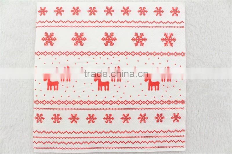 christmas design tissue paper napkins serviettes