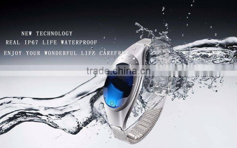 Intelligent Multifunctional Z18 Bracelet With Blood Pressure Monitor/Call Reminder/Clock Alarm, Smart Bluetooth Jewelry Bracelet