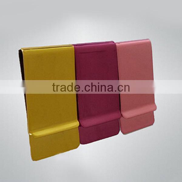 Custom design metal money clip,laser engraving logo wallet money clip