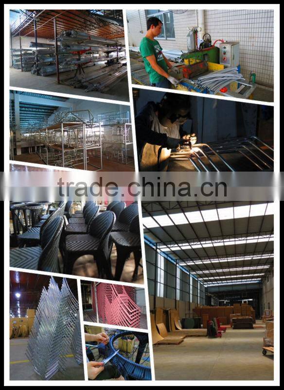 Wicker Bistro chair antiquited rattan hotel chair