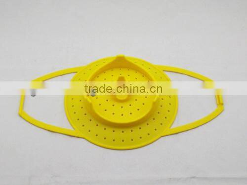 new design silicone steamer/silicone fruit colander