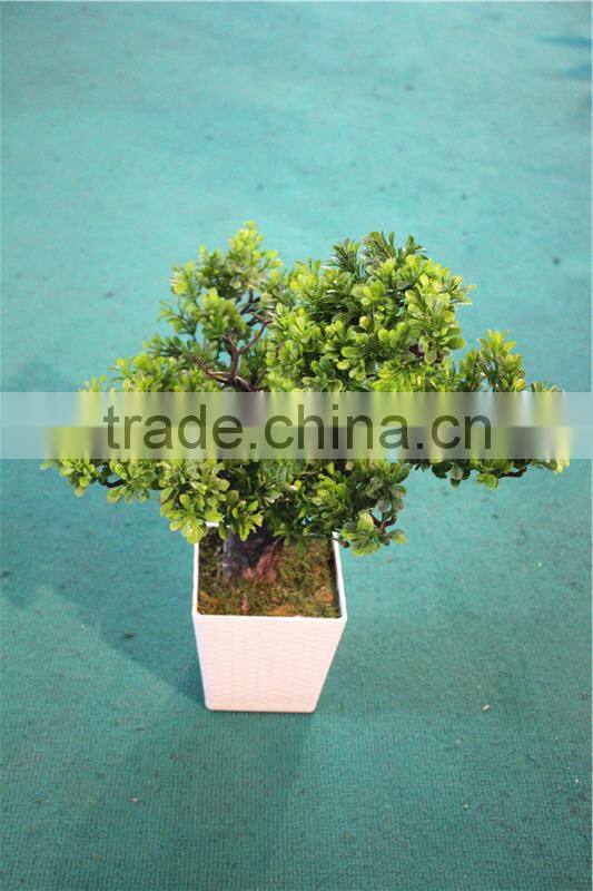 Home garden decoration 50cm to 160 cm hight small indoor canadian artificial green pot plastic similar pine trees ELSPZ02 0901