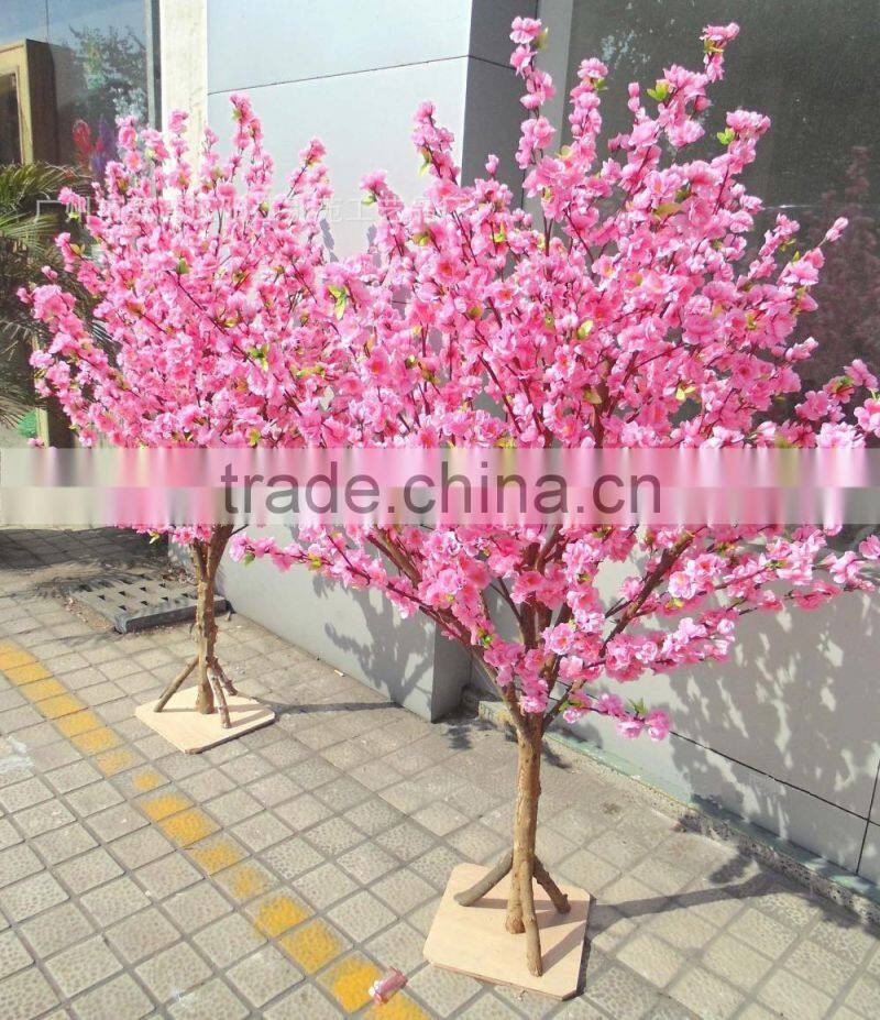 Top quality outdoor/indoor professional design artificial peach tree