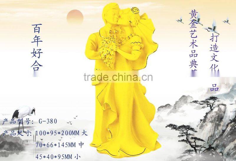 24k gold plated wedding gift for lovers