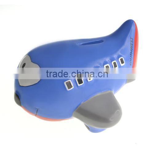New Design Ceramic Cute Southwest Airplane-shpaed Money Box WS28-14201