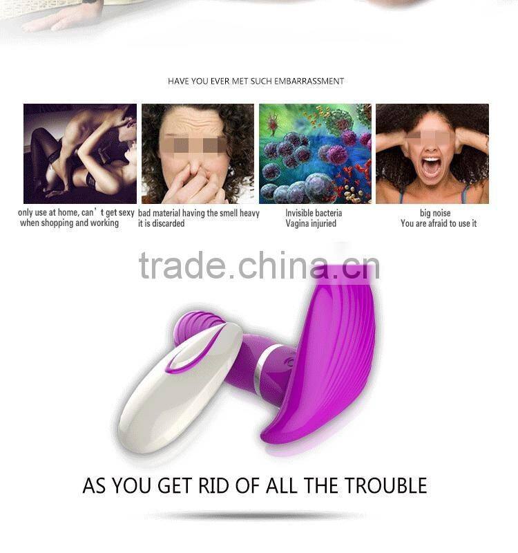 2016 Hot sale invisible shell double vibrator sex toy