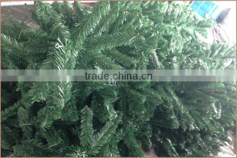 Fire retardant flocked christmas garlands