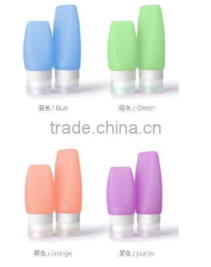 silicone travel perfume bottle set