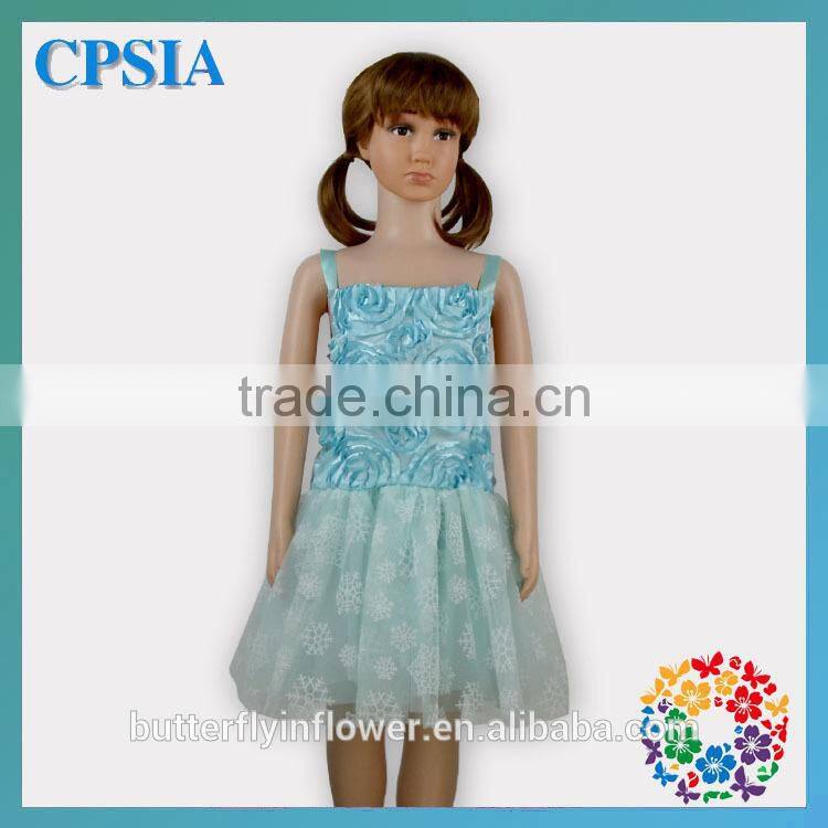 2014 Fairy Winter One Piece Baby Girls Party Wear Dress