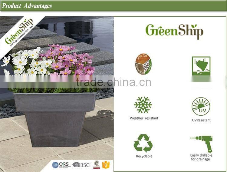 Plastic Garden Planter/ Recyclable/20 years/new design/UV protection