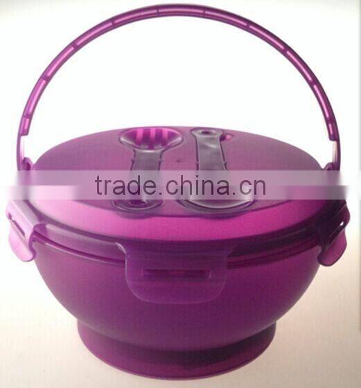 Food grade plastic bowl with cool pack