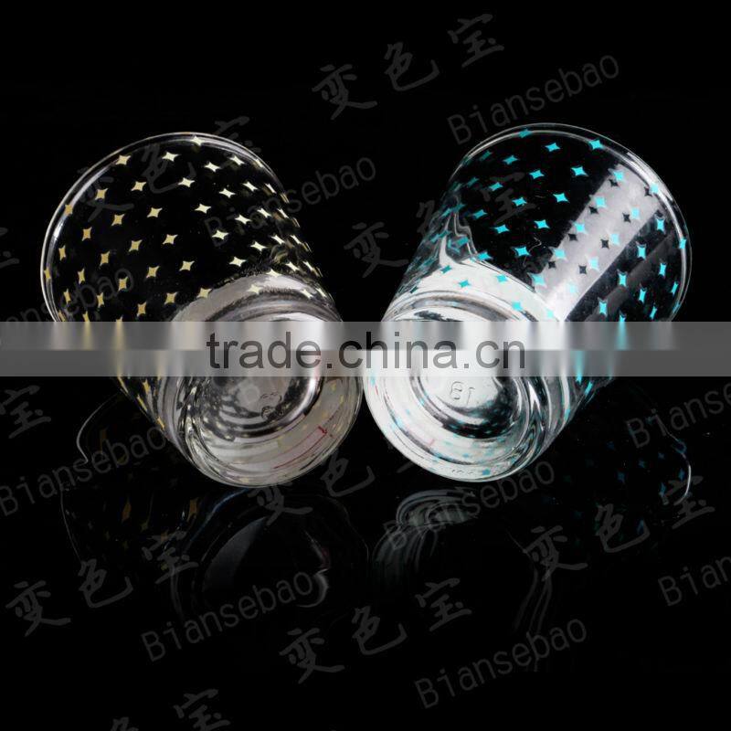 cold color changing shot glass cup