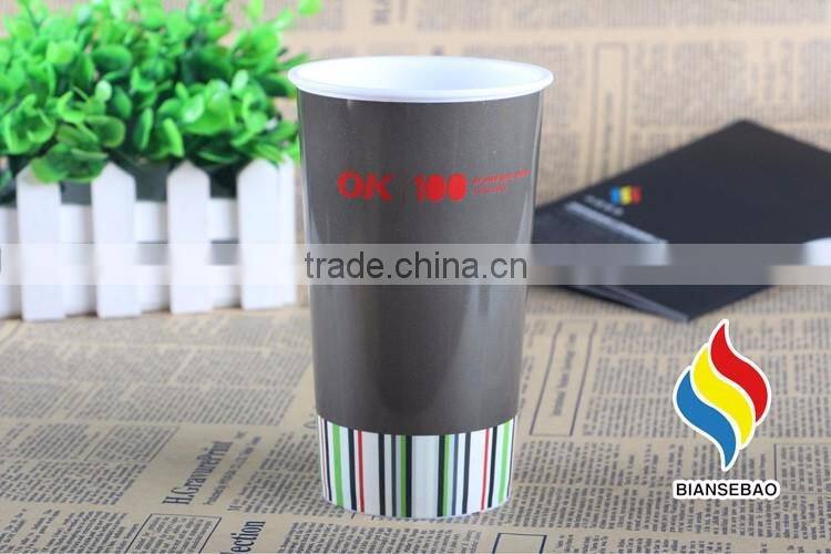 Food Grade Safe Custom Printed Plastic Cup Label Logo Sticker