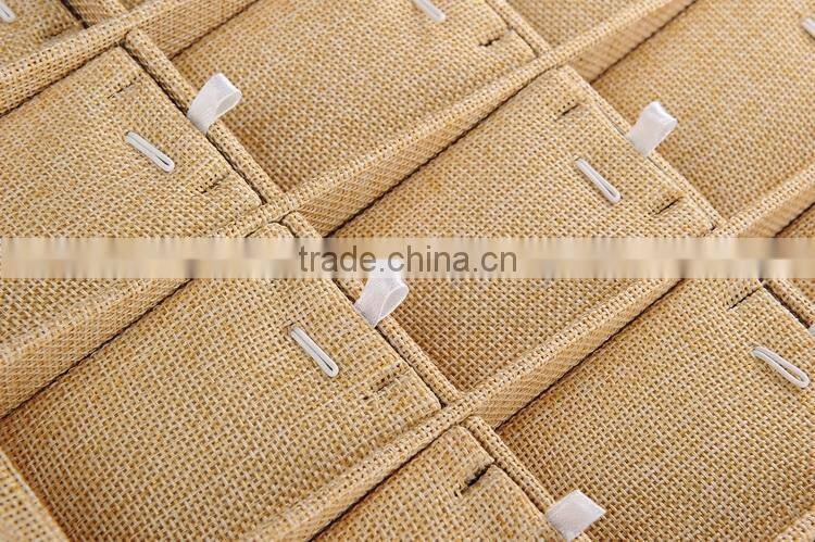 Linen jewelry display neck stands jewelry display tray