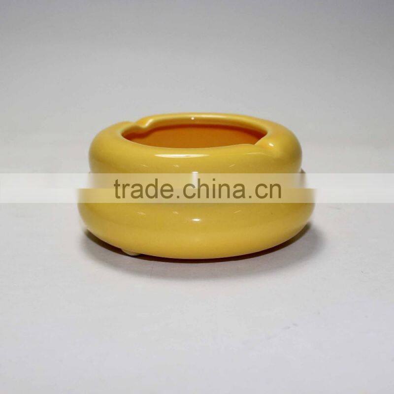 ceramic ashtray with handpainting