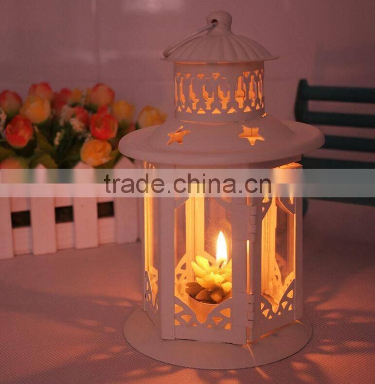 outdoor decorative house Style OEM Metal Lantern Candle Holders