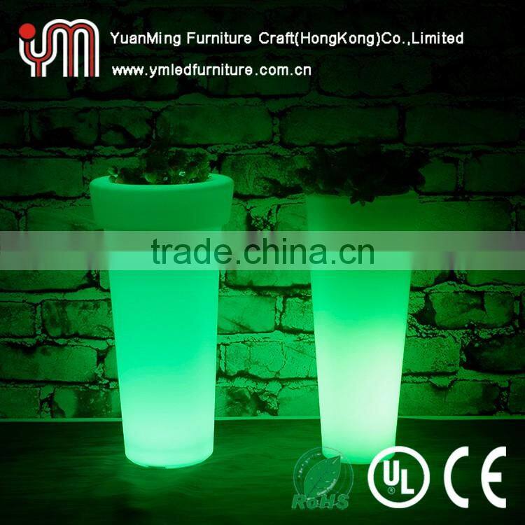 Led vase and plant pot,flower pot rgb