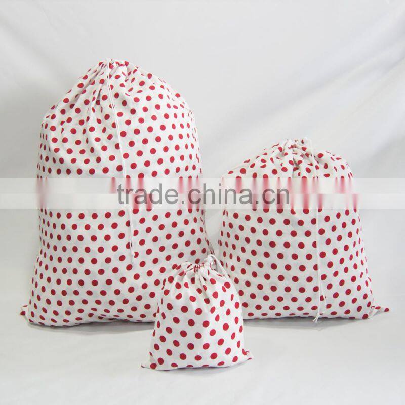 Large polyester sewing drawstring mesh net bags