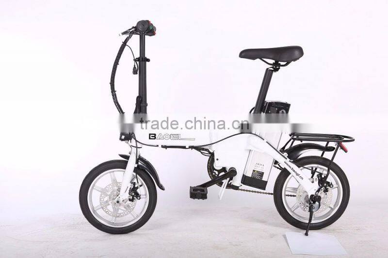 48V 250W 14 inch electric mini bike folding bike for adults