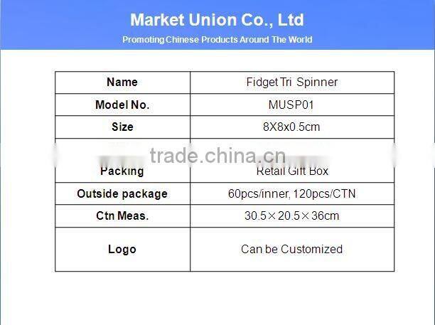 2017 Crazy Hot Sale Finger Toy Anti Stress Fidget Spinner