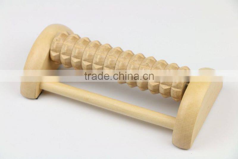 Wooden Foot leg Massager Reflexology Roller Stress Useful Relief Massage