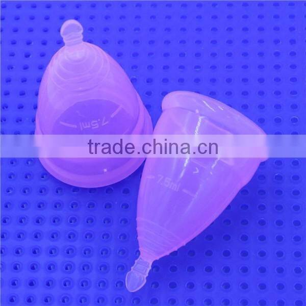 Ce And Fda Reusable Feminine Cup Lady Cup Medical Women Silicone Ladies Menstrual Cup