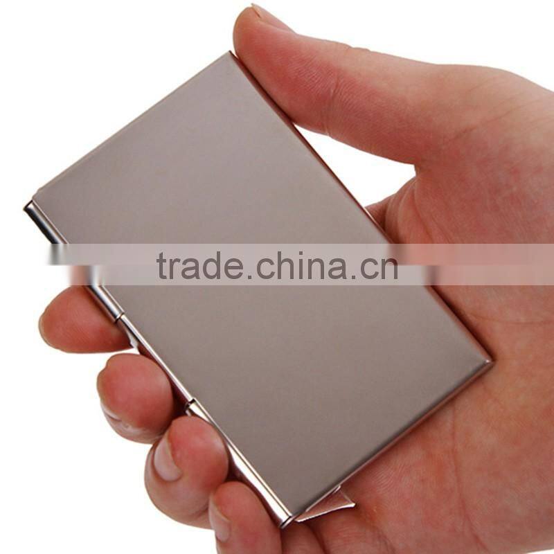 New Aluminum Business Name Card Case Metal Box Holder