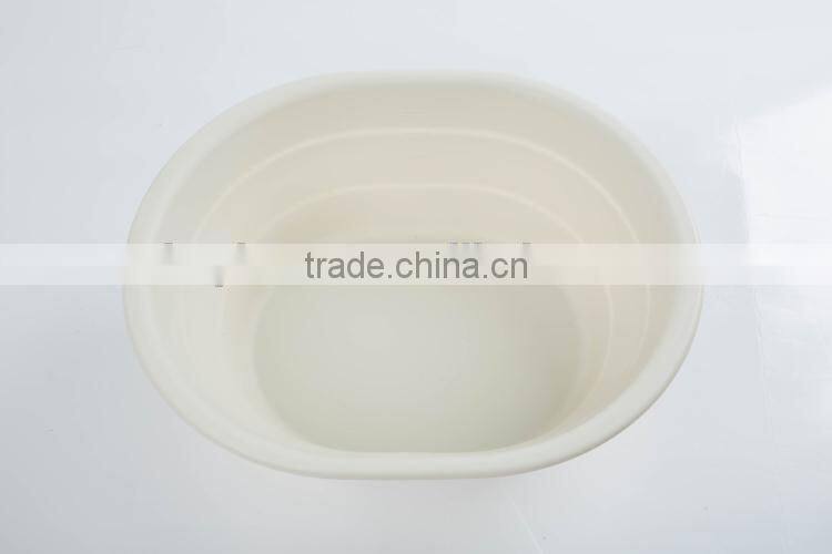 Fashionable collapsible salad bowl fruit wash bowl