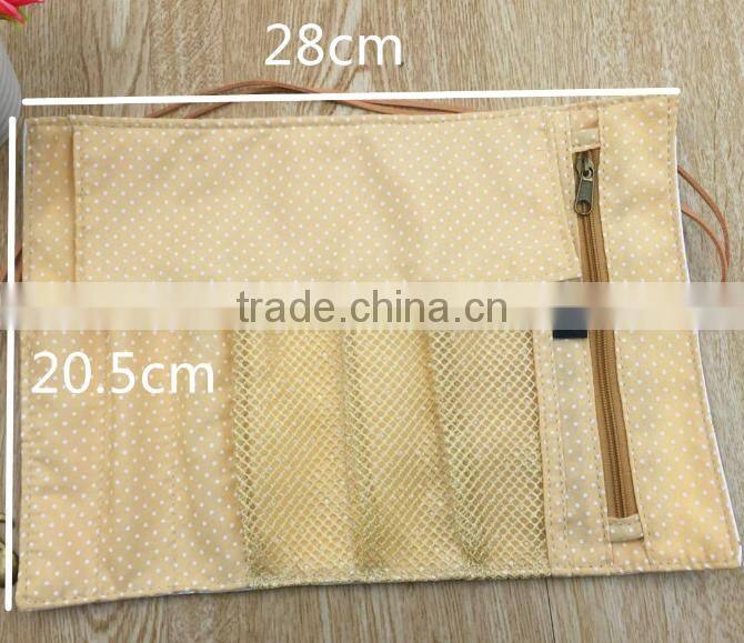 High quality top sale roll up round pencil case for students for office stationery