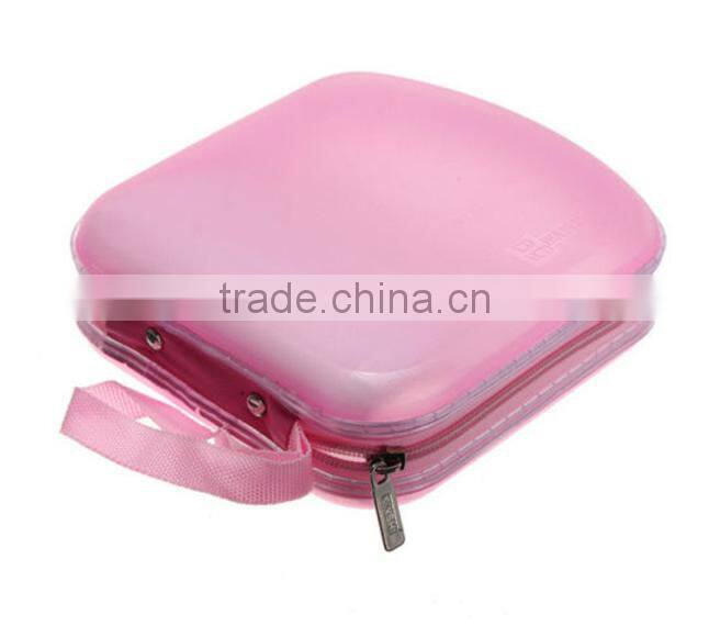 NEW Portable CD Storage Bag 40-pieces DVD hard Plastic Protector Carrying Case