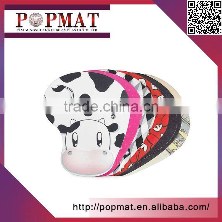 Cheap Advertising Customized Rubber Wrist Mouse Pad With Good Quality