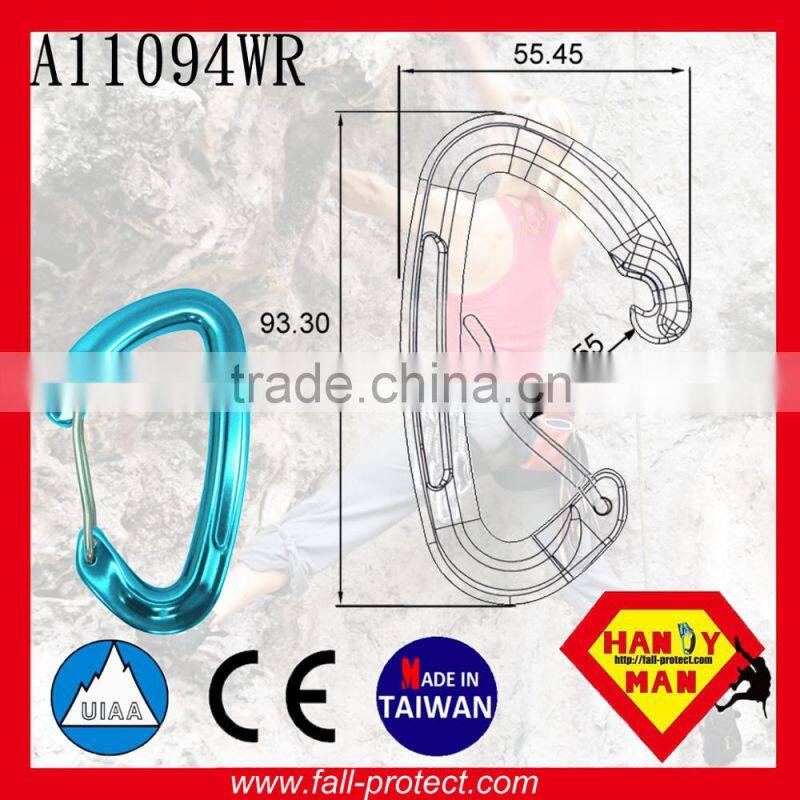 Hot Selling With CE & UIAA Aluminum Carabiner For Mountain Climbing
