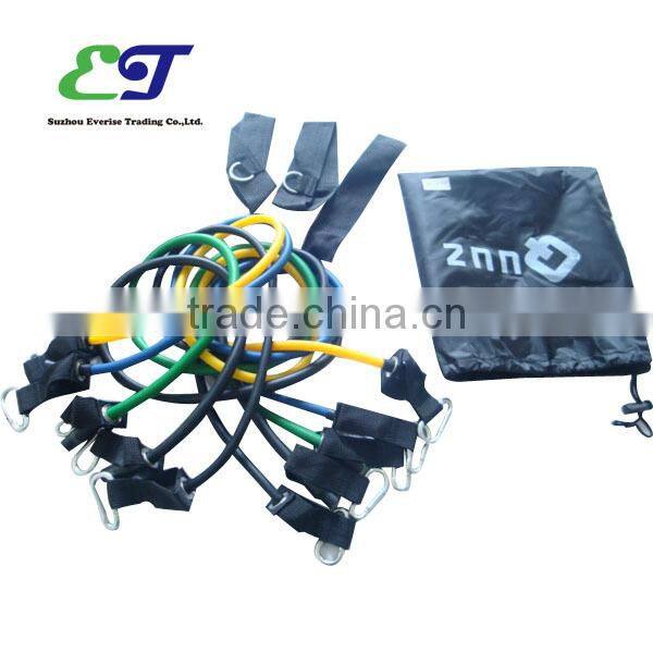 Latex exercise resistance band set