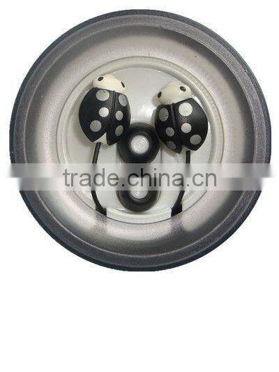 Earphones new style mp3 earphone Lady beetles