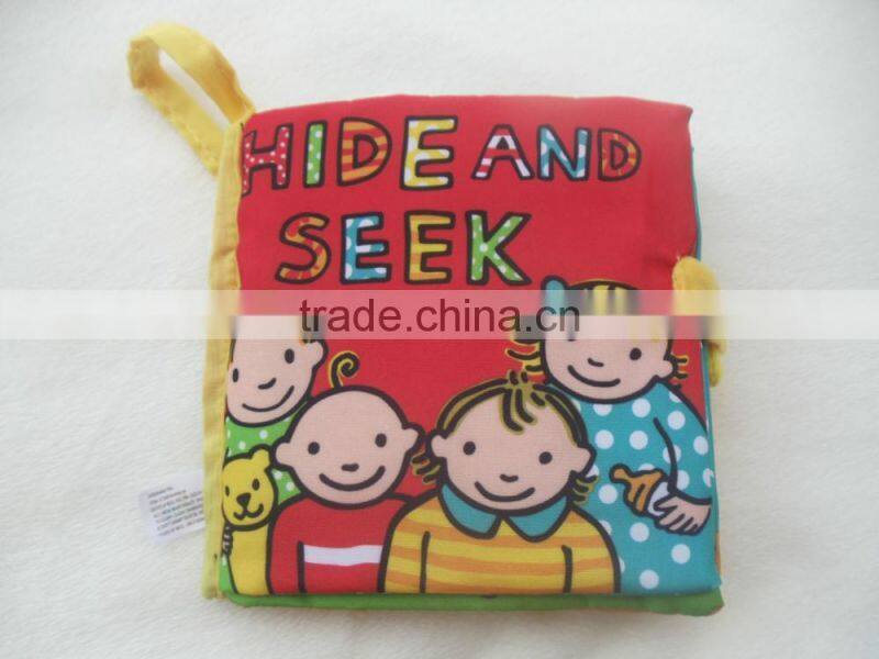 Hot Intelligence Development Cloth Cognize Hide and Seek Book Educational Toys For Kids Babys