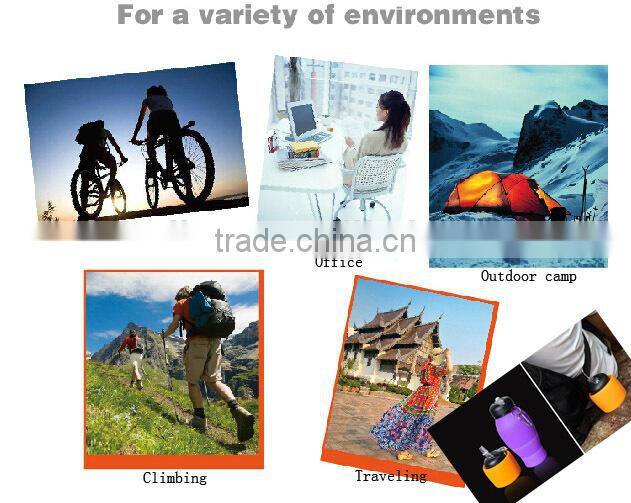 Custom logo sublimation dumbbell water bottle