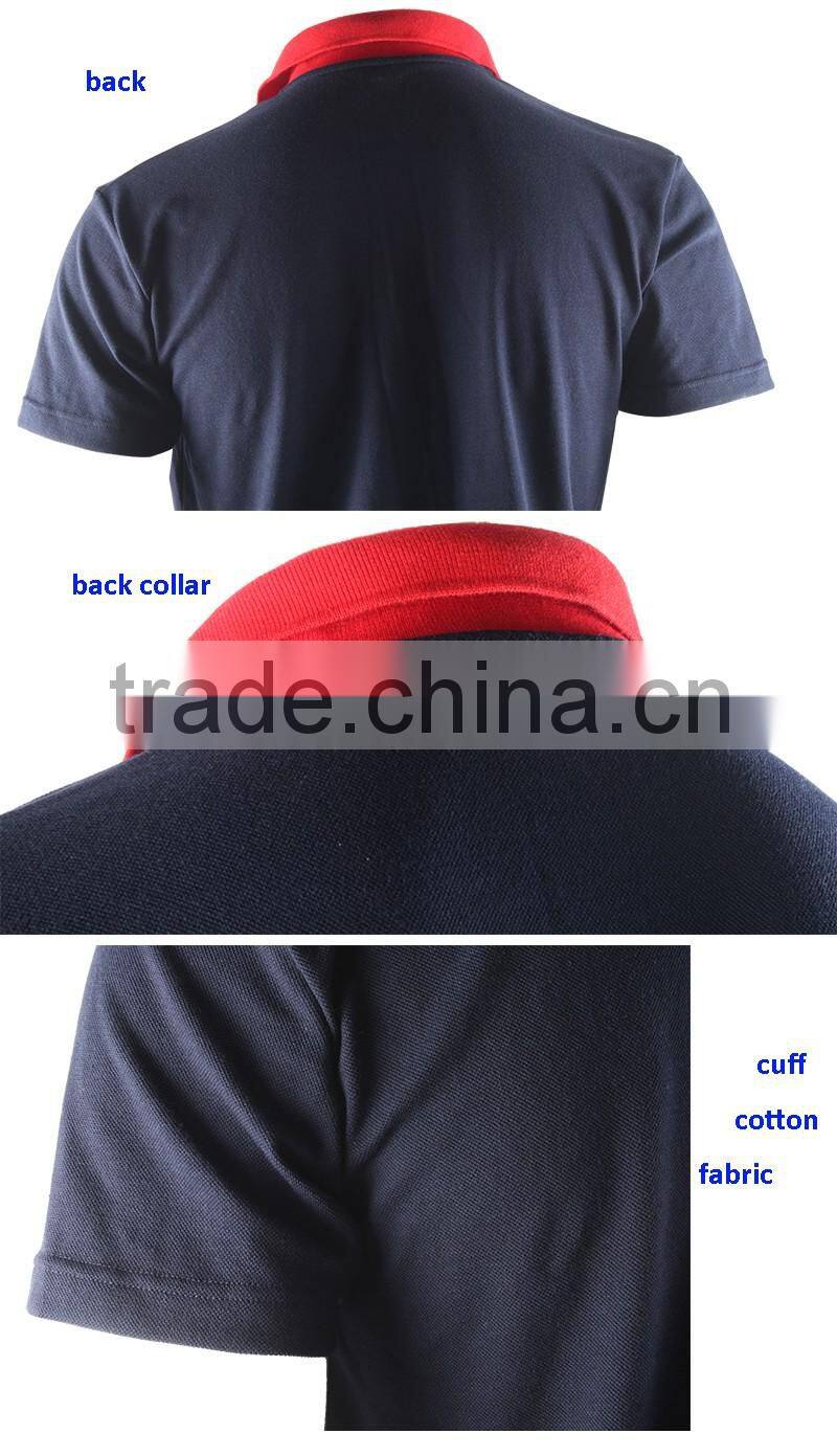 2016 Black Cotton Mens Polo Shirt