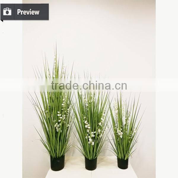Artificial potted grass onion grass for indoor decoration artifiical grass plants