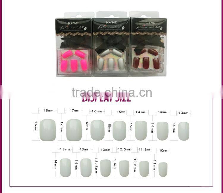 Cheap Price Wholesales Fashion Color false french nail tips Mix Design