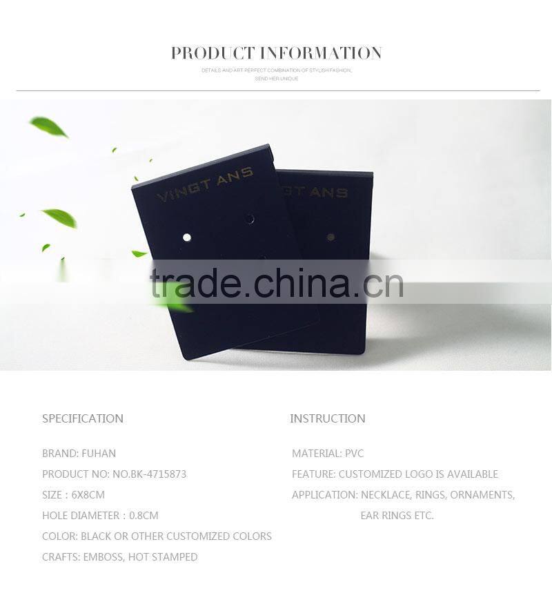 Variou Styles Paper Jewellery Hanger Tag