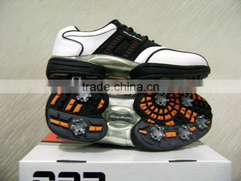 high top mens colorful golf goods shoes with seven spike for adults or kids business sports on the grass