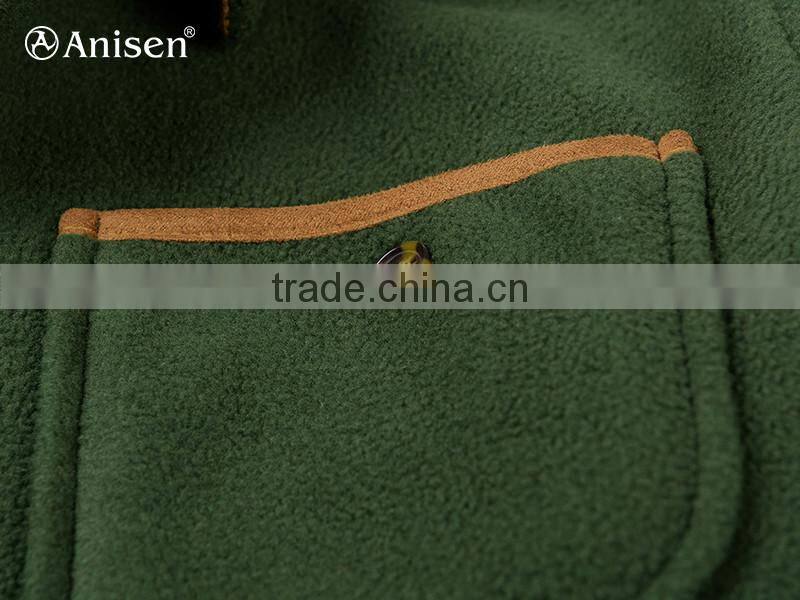 wholesale OEM cheap good quality man school uniform fleece shirt jacket