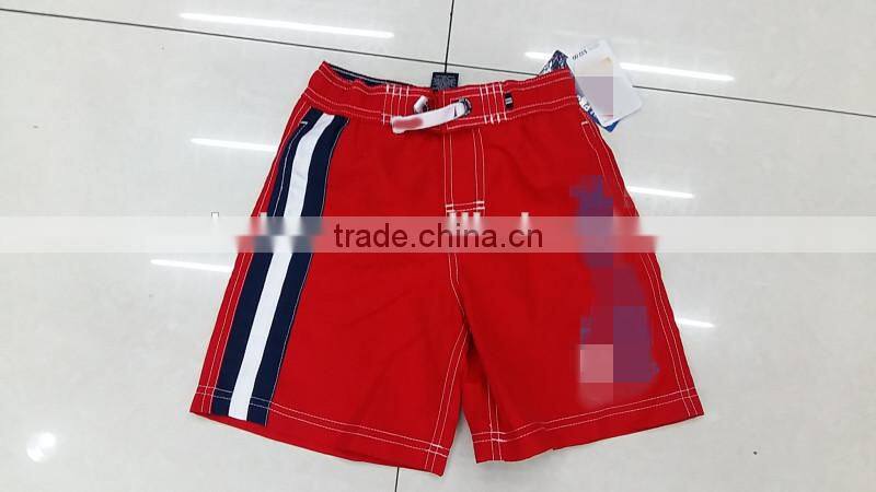 Kid's fashion comfortable brand sport shorts pants garment stock lot