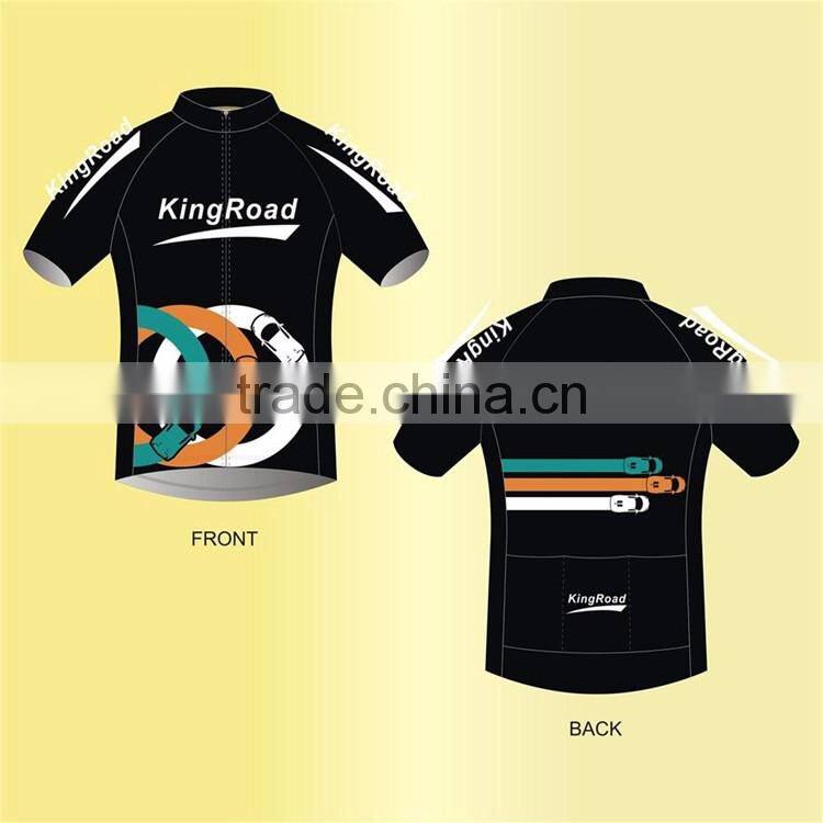 Custom cycling jersey design template with your logo